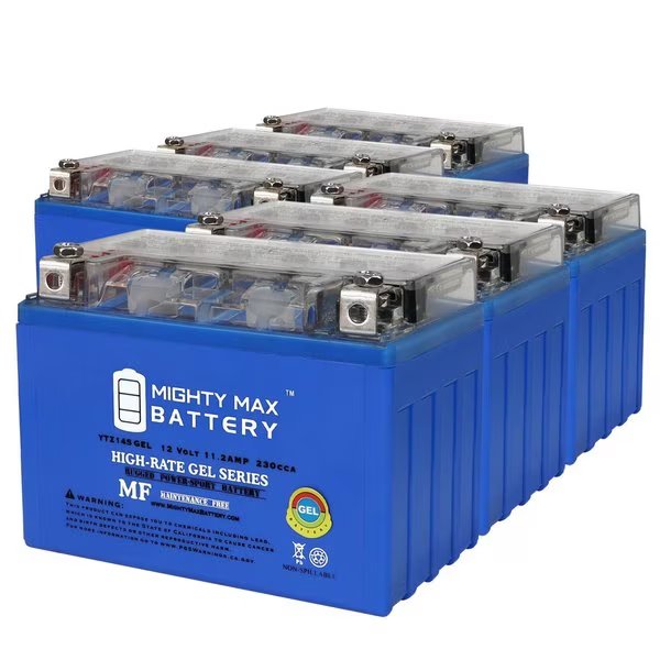 YTZ14SGEL 12V 11.2AH Replacement Battery compatible with JMT Bike Wet JMYTZ14S - 6PK, Mighty Max Battery, Mfr#: MAX4025526